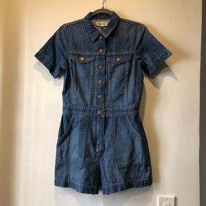 Madewell Denim Romper